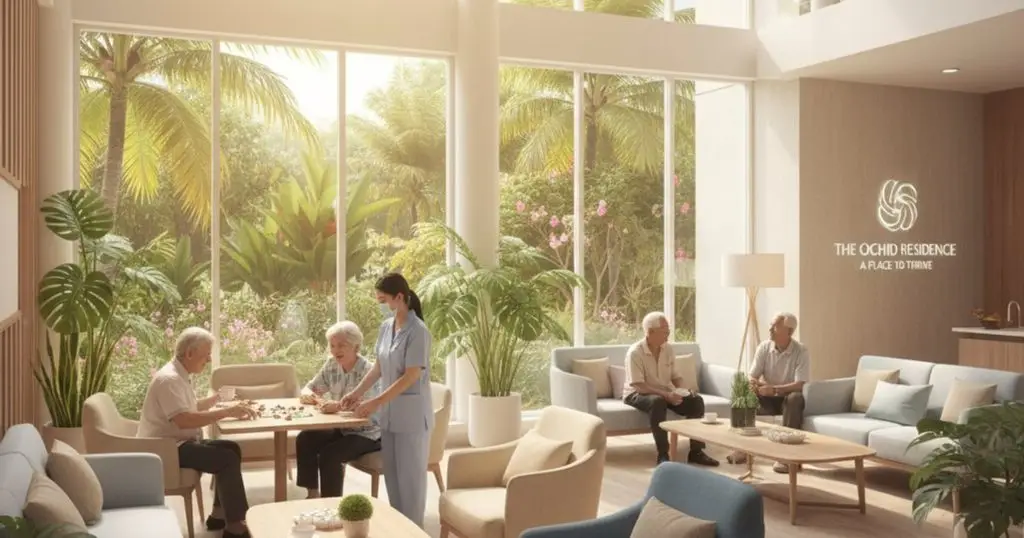Modern assisted living facility in Malaysia, showcasing high-quality senior care for MM2H participants