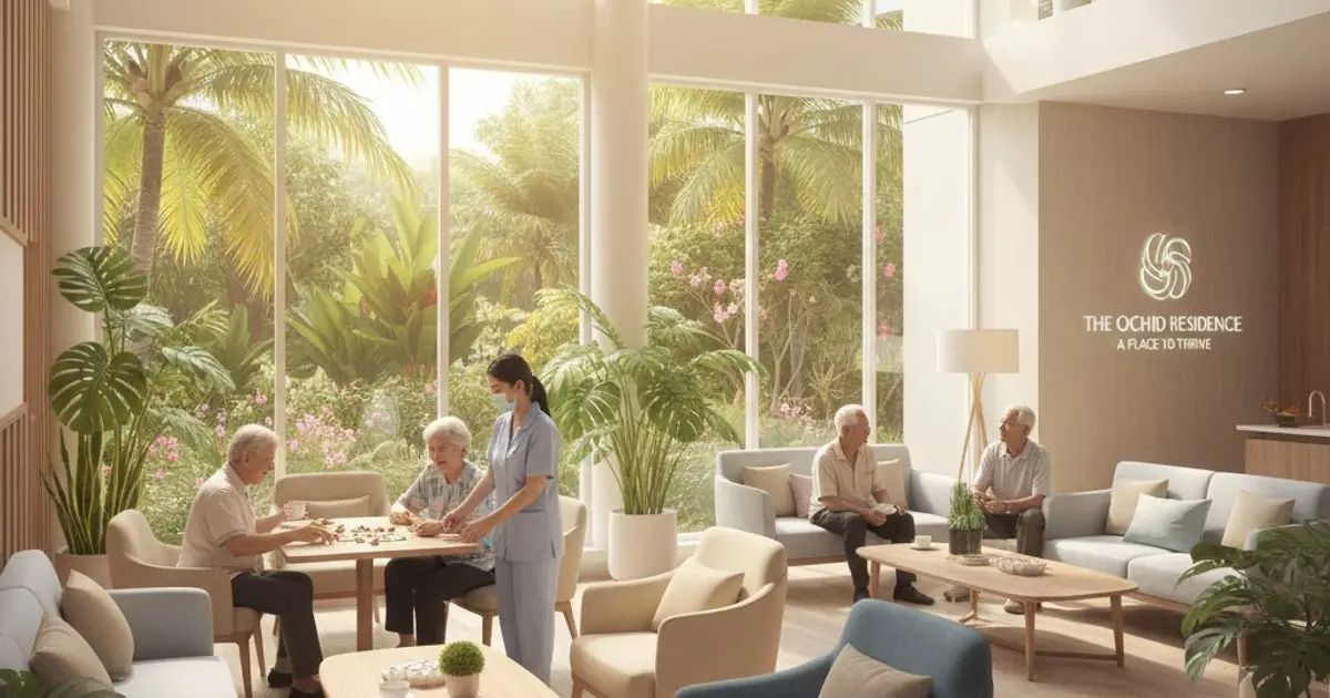 Modern assisted living facility in Malaysia, showcasing high-quality senior care for MM2H participants