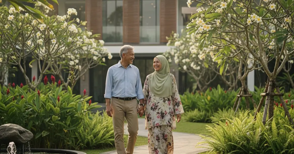 MM2H retirees enjoying a healthy lifestyle in Malaysia, supported by excellent healthcare