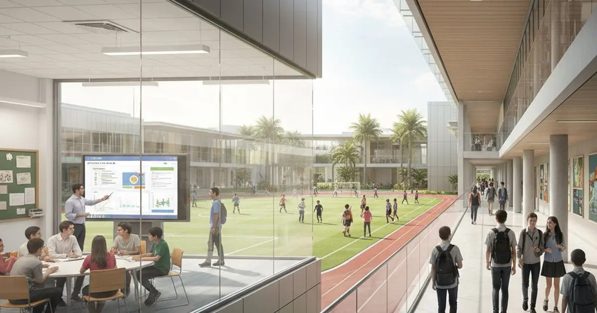 马来西亚国际学校内多元文化学生学习和活动的场景，体现第二家园教育优势